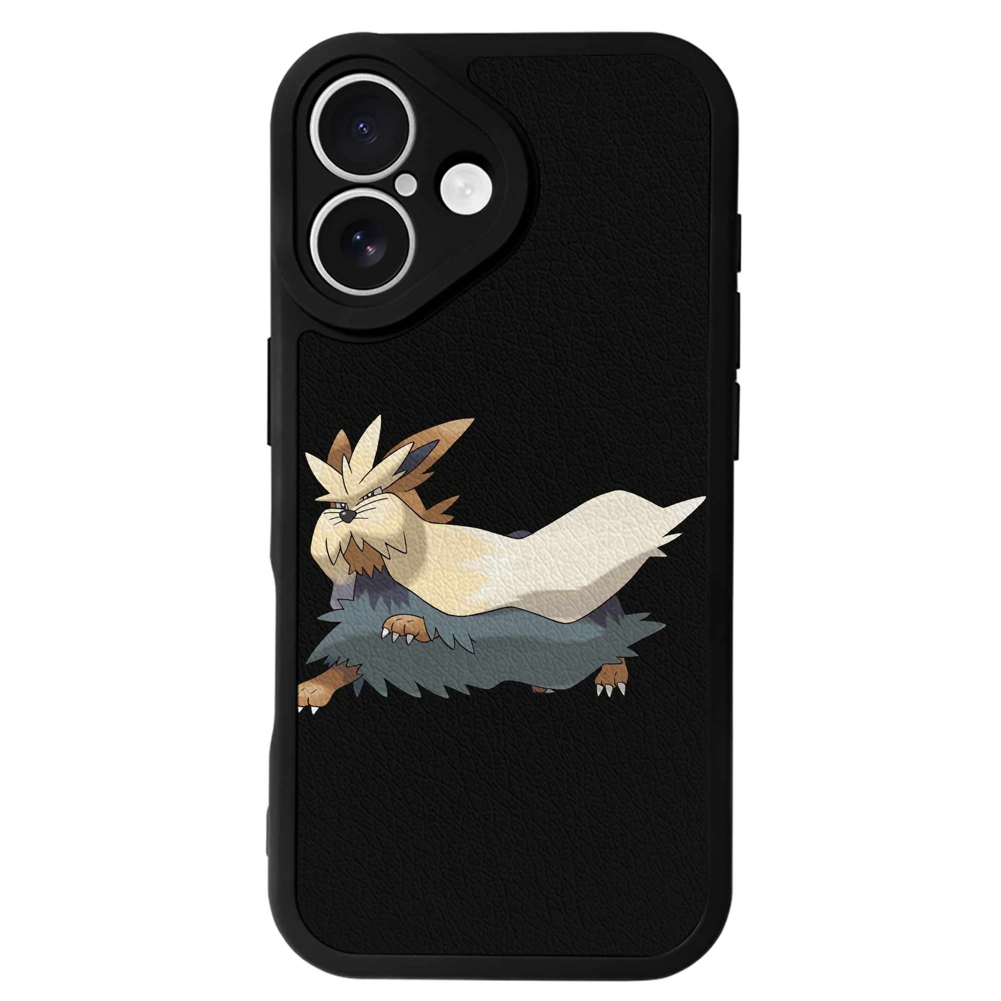 （画像用） ポケットモンスター Pokémon 【iPhone 16シリーズ対応】シリコンスマホケース（レザー調） 材質：シリコン